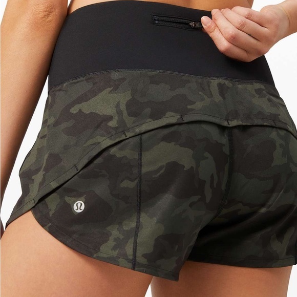 lululemon athletica Pants - 🍋Speed Up Short *2.5" Incognito Camo Multi Gator Green / Black
